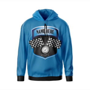 Unisex Racing Blue Hoodie